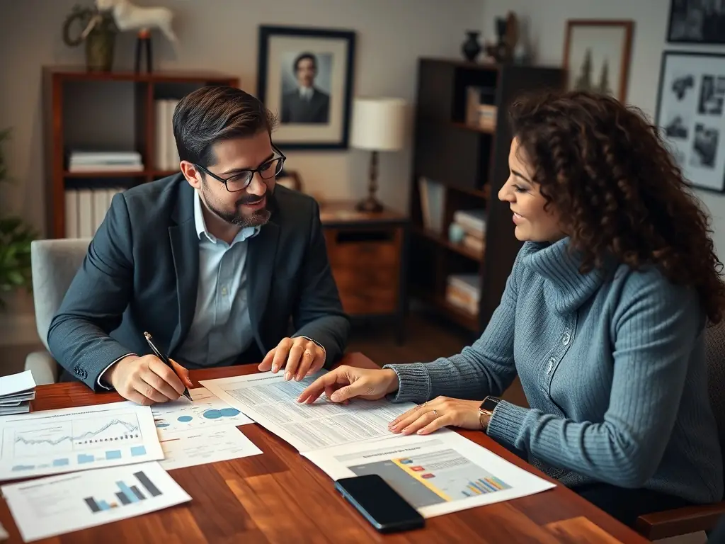 An image of a mentor providing one-on-one guidance to a business owner, emphasizing personalized support and strategic planning.